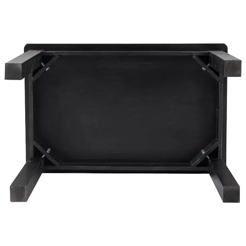 Flash Furniture 46 x 30 rechteckiger Esstisch aus massiver Kiefer im Landhausstil