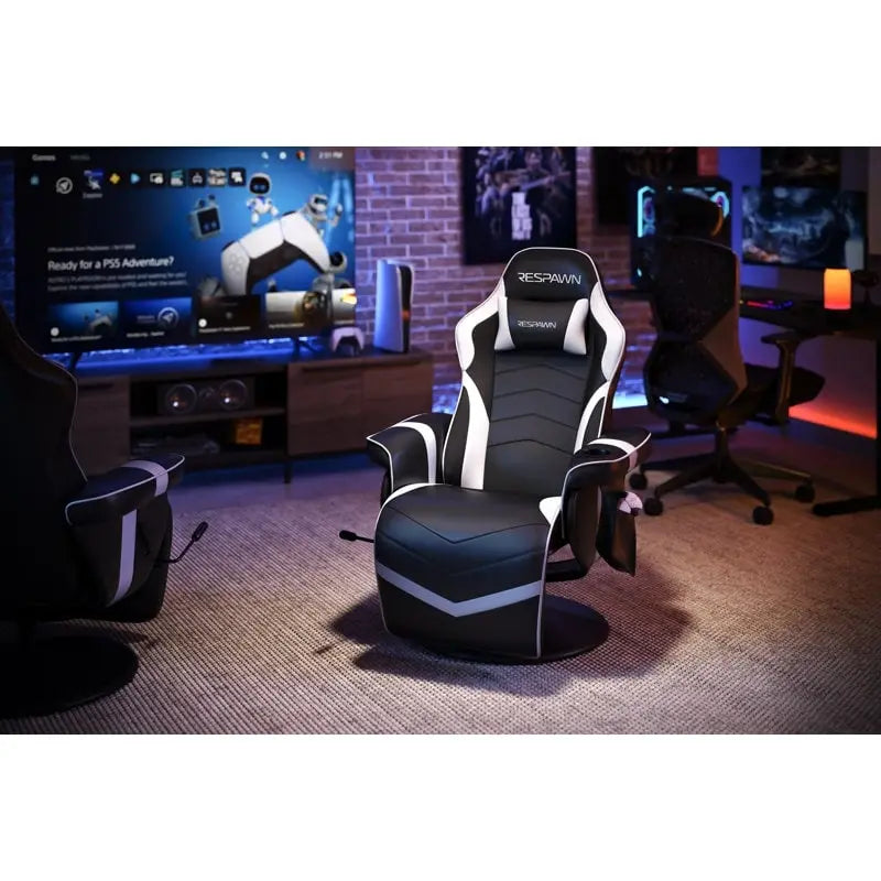 Gaming-Liegesessel – Gaming-Stuhl mit Liegefunktion und Fußstütze