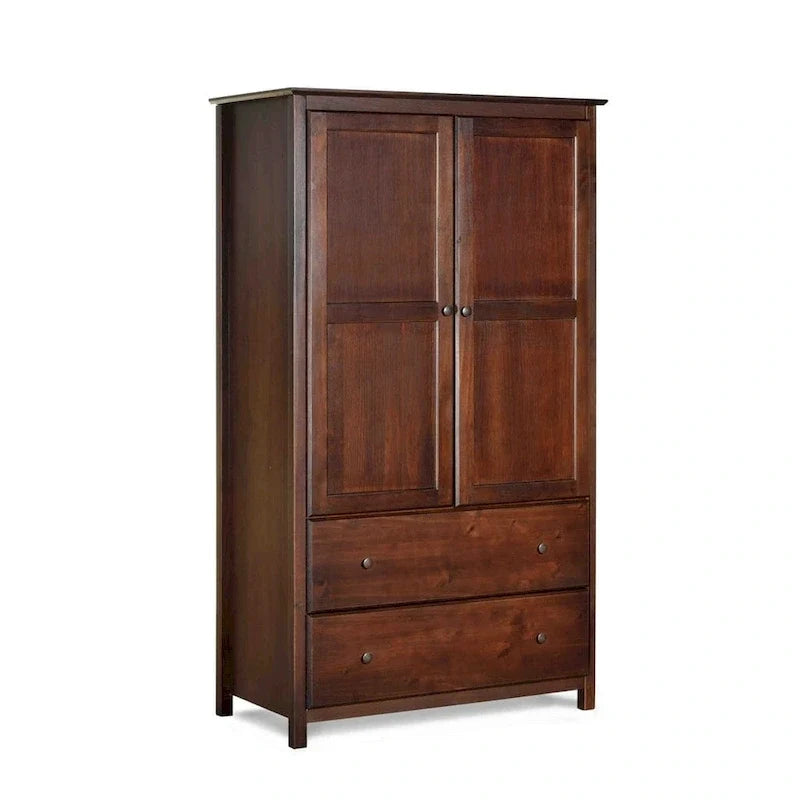 2-türiger Massivholzschrank - 41x72x22