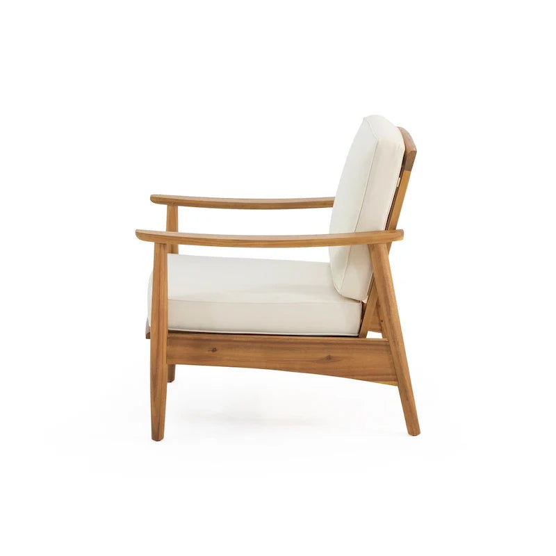 Willowbrook Outdoor Akazienholz 4-Sitzer Lounge-Set von Christopher Knight Home