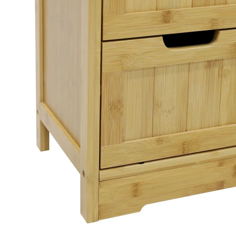 VEIKOUS Badezimmer-Bodenschrank mit 4 Schubladen