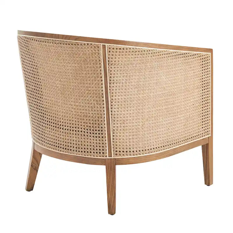 Tillman Akzentsessel mit Rattanbezug