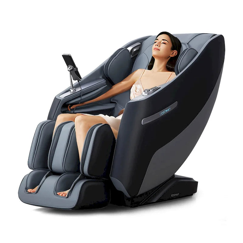 Costway Schwerelosigkeits-Massagesessel mit SL-Schiene und Taillenmassage