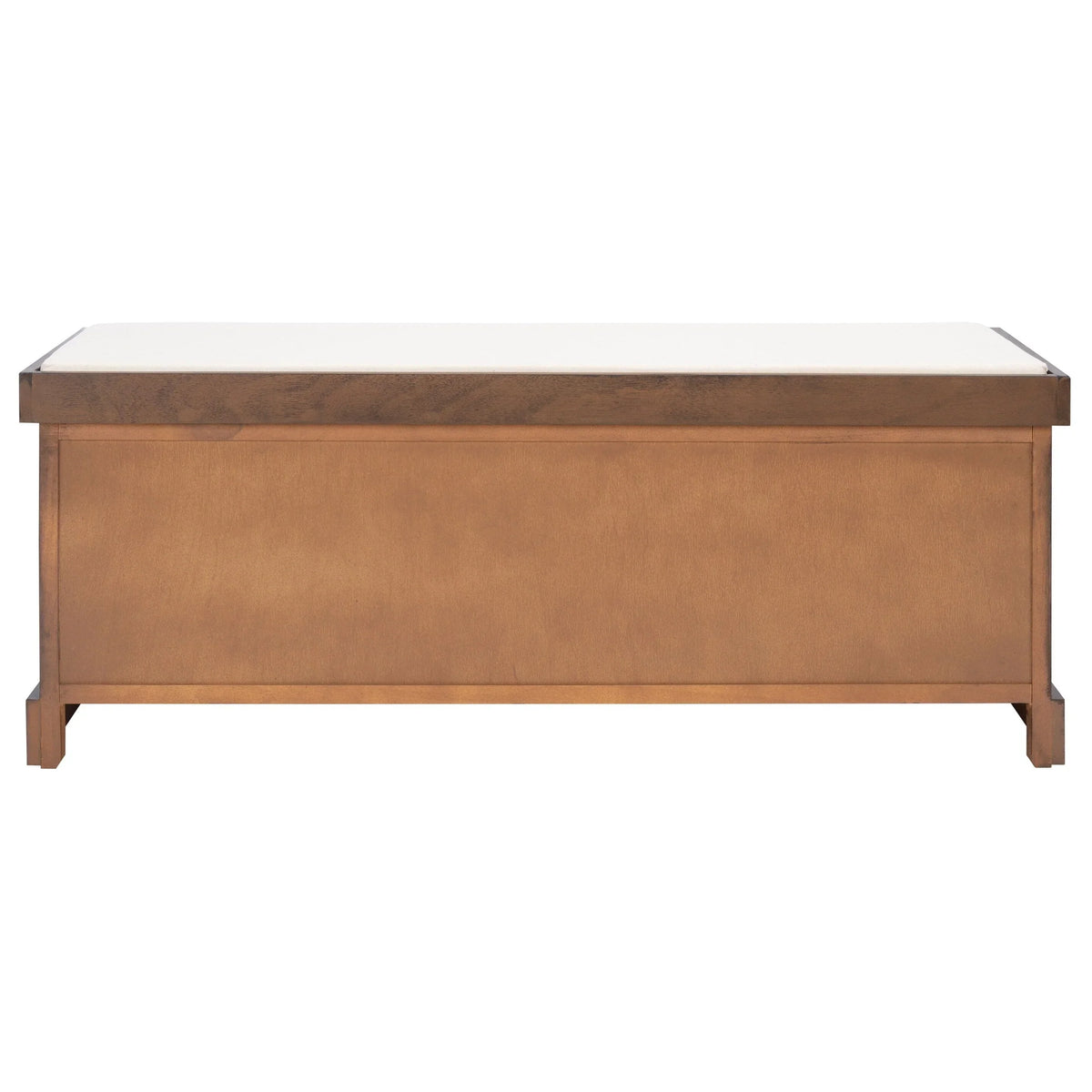 SAFAVIEH Fiorello 3-Schubladenbank mit Polsterung – 120 B x 38 T x 48 H cm – 120Bx38Tx48H