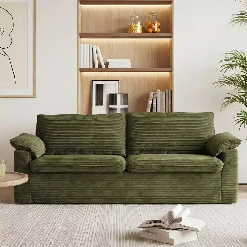 Dyonery 86 Cloud Loveseat Sofa, tiefer Sitz & breite Armlehnenkissen, stabiler Rahmen, atmungsaktives ergonomisches Design