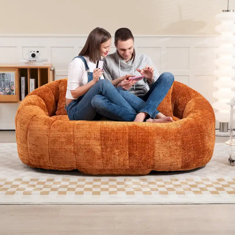 GDFStudio - Laurel Chenille 2-Sitzer Sofa mit hoher Dichte und übergroßem Komfort