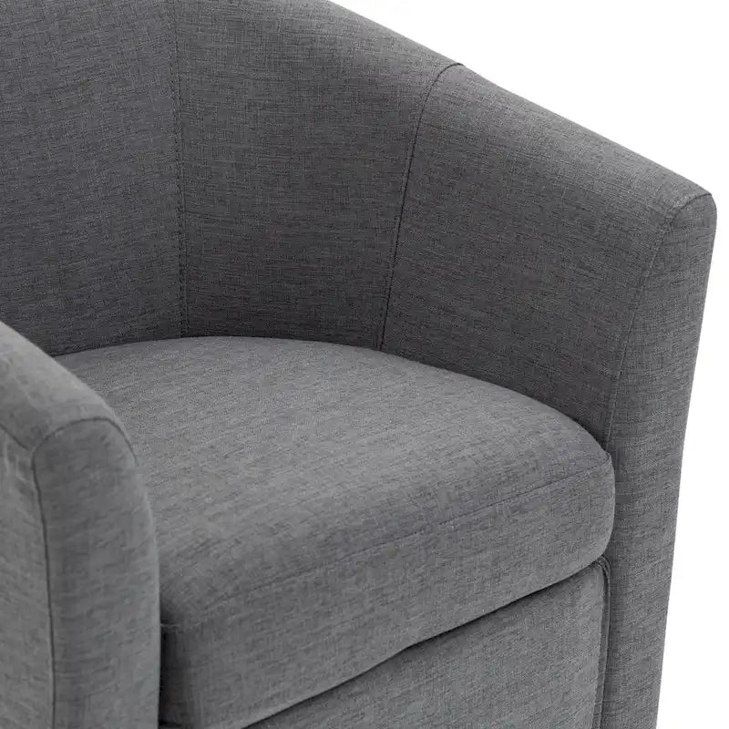 2er-Set Moderner Polster-Clubsessel Drehbar Wohnzimmer Akzentsessel