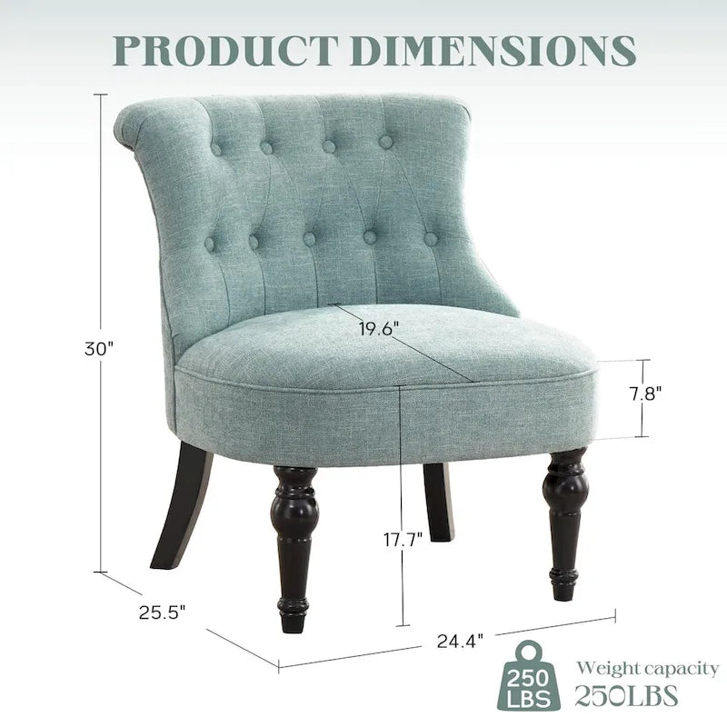 Wohnzimmer Armloser Akzent Gemütlicher Sessel