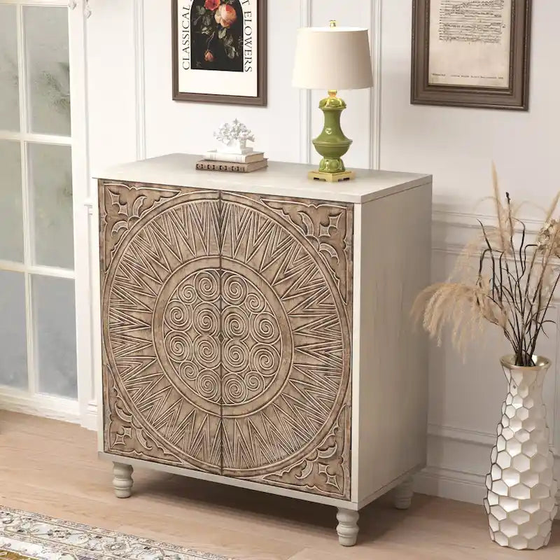 COSIEST Vintage-Sideboard, Aufbewahrungsschrank und Anrichte