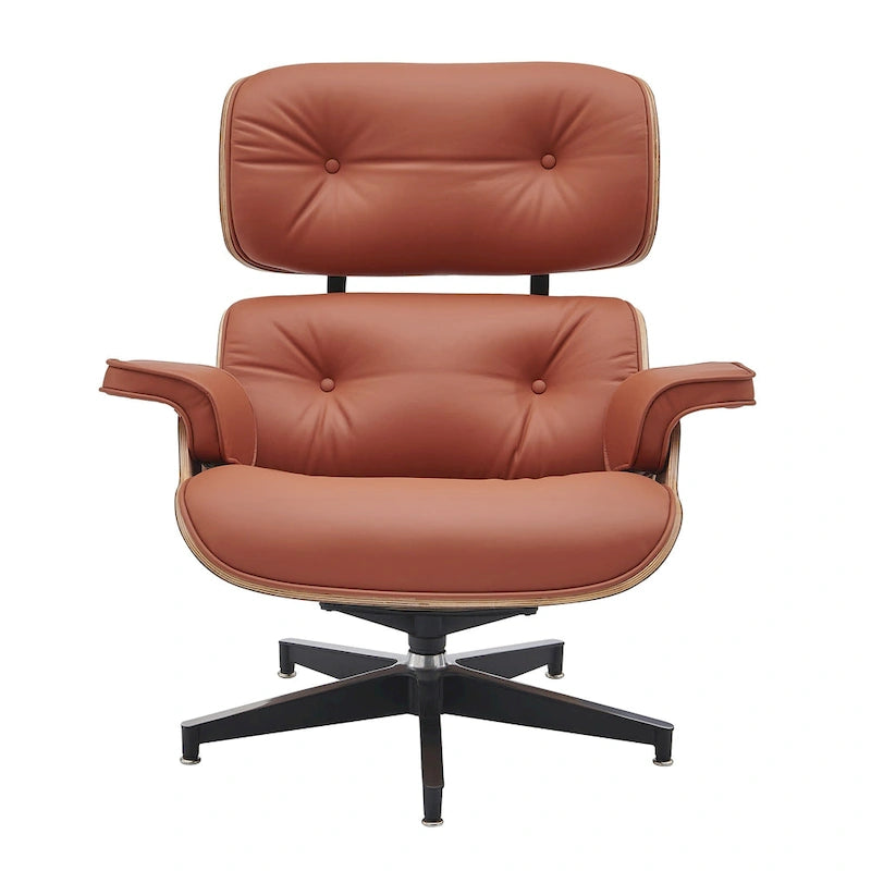 Mid Century Modern Leder Loungesessel Sessel Relaxsessel