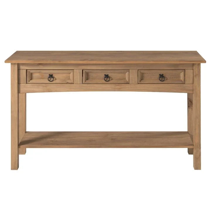 Holz-Dielentisch Konsole 3 Schubladen Corona | Furniture Dash - N/A