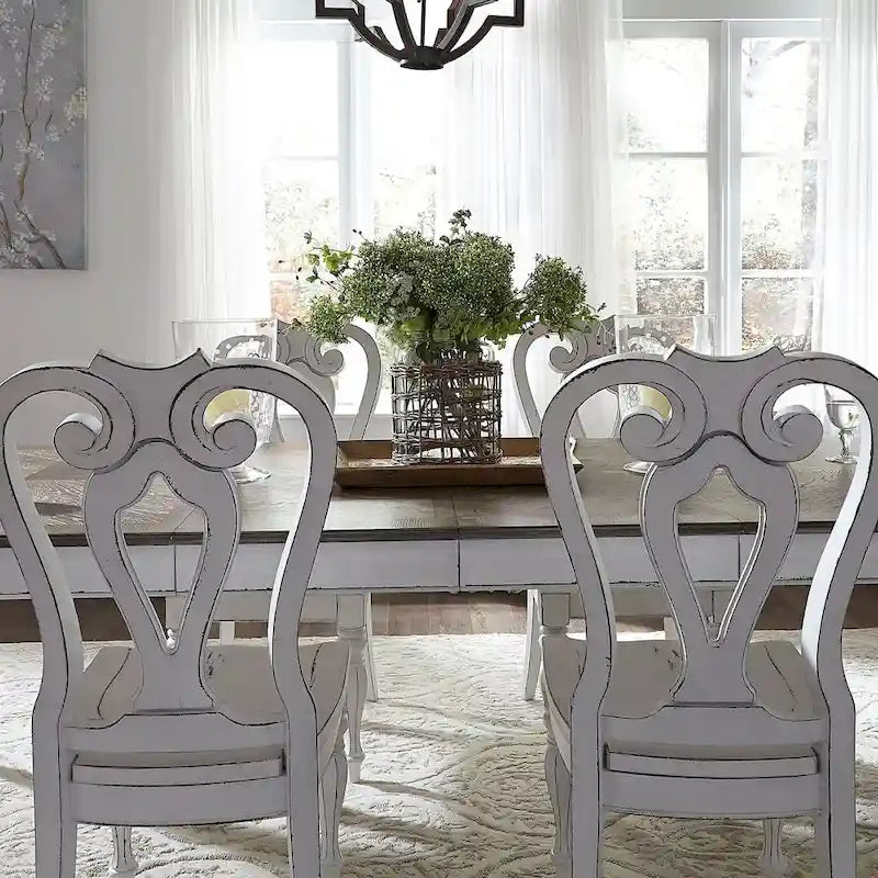 Magnolia Manor Stuhl mit durchbrochener Rückenlehne (2er-Set)