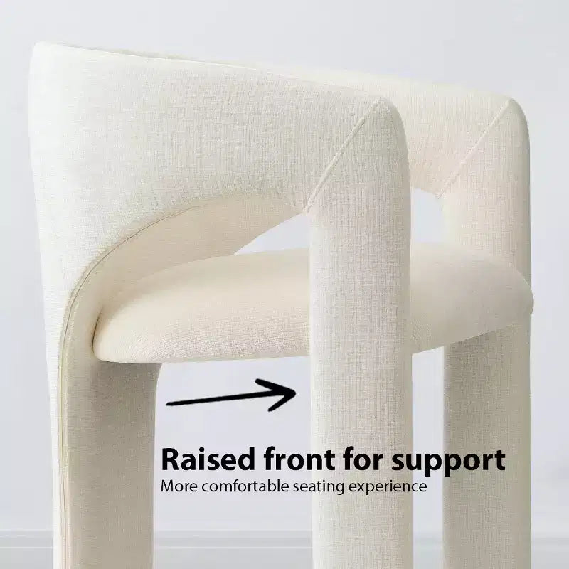 Kleines Essgruppe für 2 Personen, beige gepolsterte Stühle, runder Esstisch mit Säulenfuß, kompakte moderne Küchenmöbel-Panipeachy