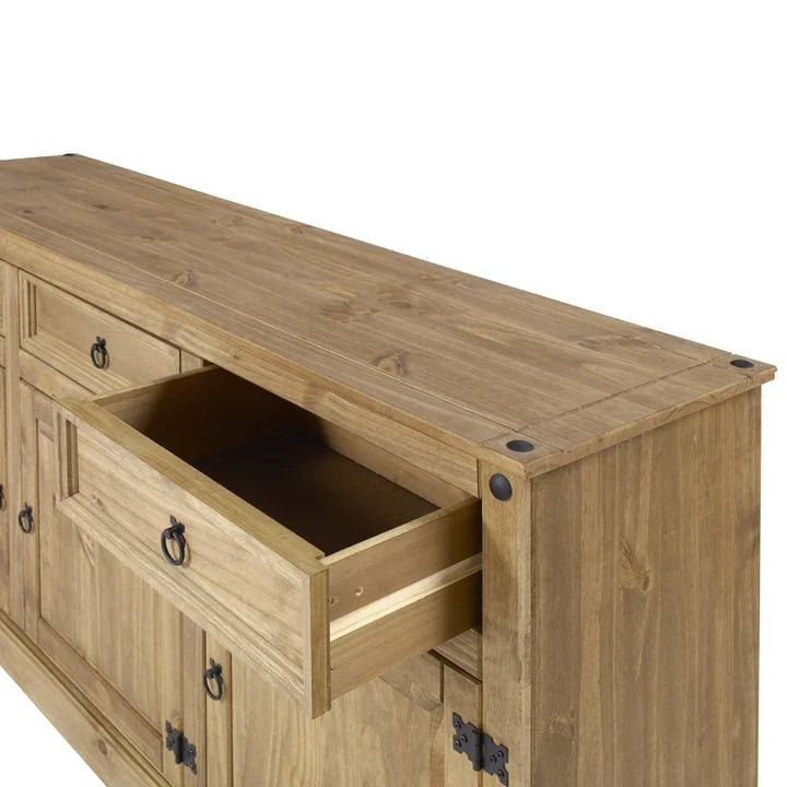 65 Holz-Buffet-Sideboard Bauernhaus - Corona Kollektion