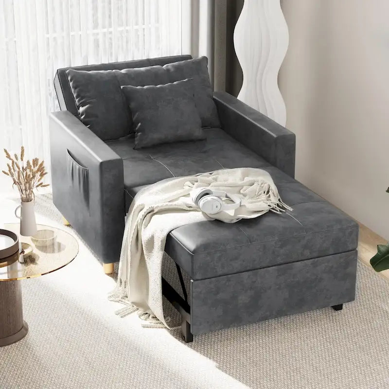 Verstellbares Schlafsofa, 3-in-1-Funktion, verschiedene Farben, für 1 Person