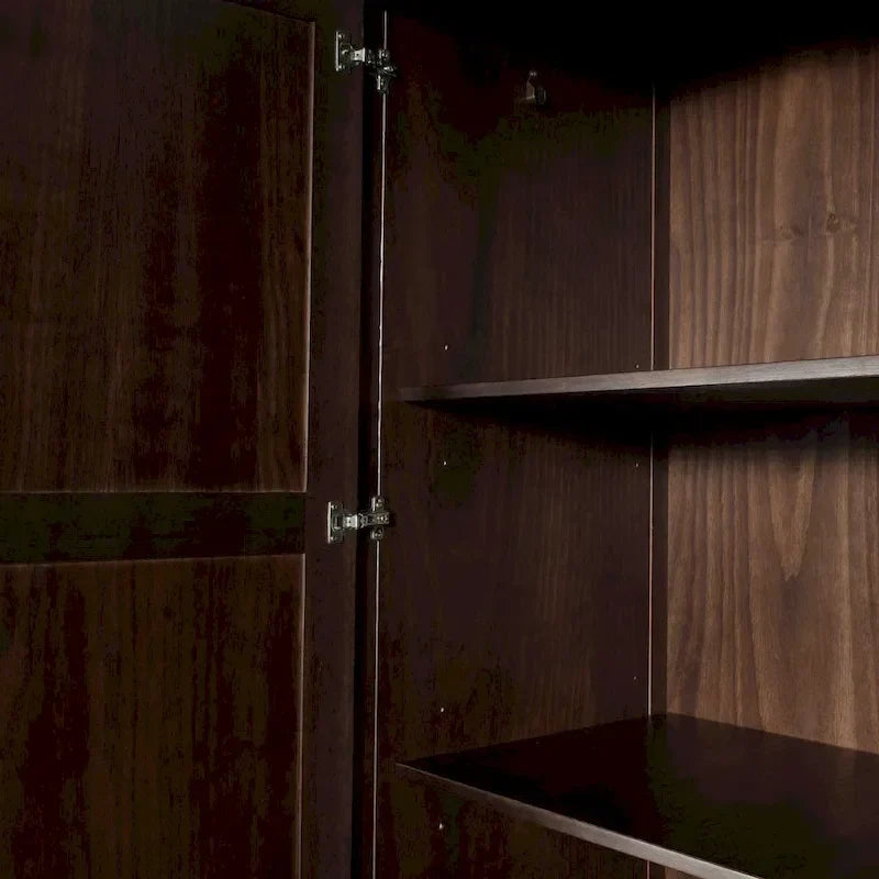 2-türiger Massivholzschrank - 41x72x22