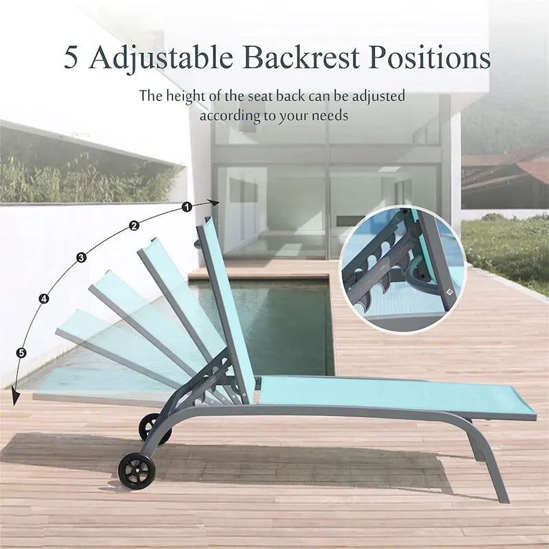 Zwei Outdoor-Loungesessel mit 1 Tisch