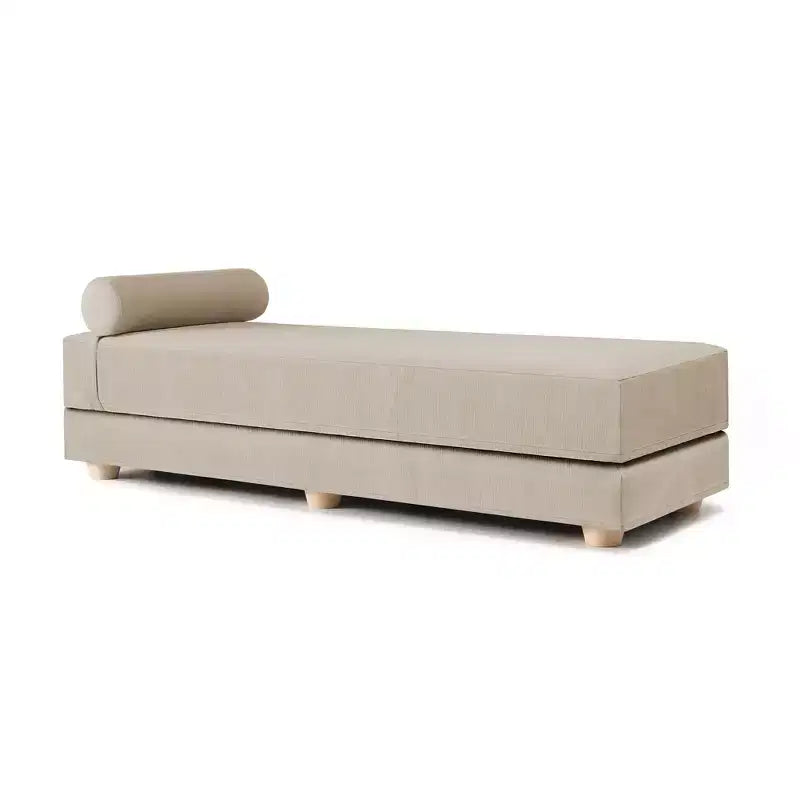 Tagesbett / ausklappbares Schlafsofa (Queensize) - Microvelvet