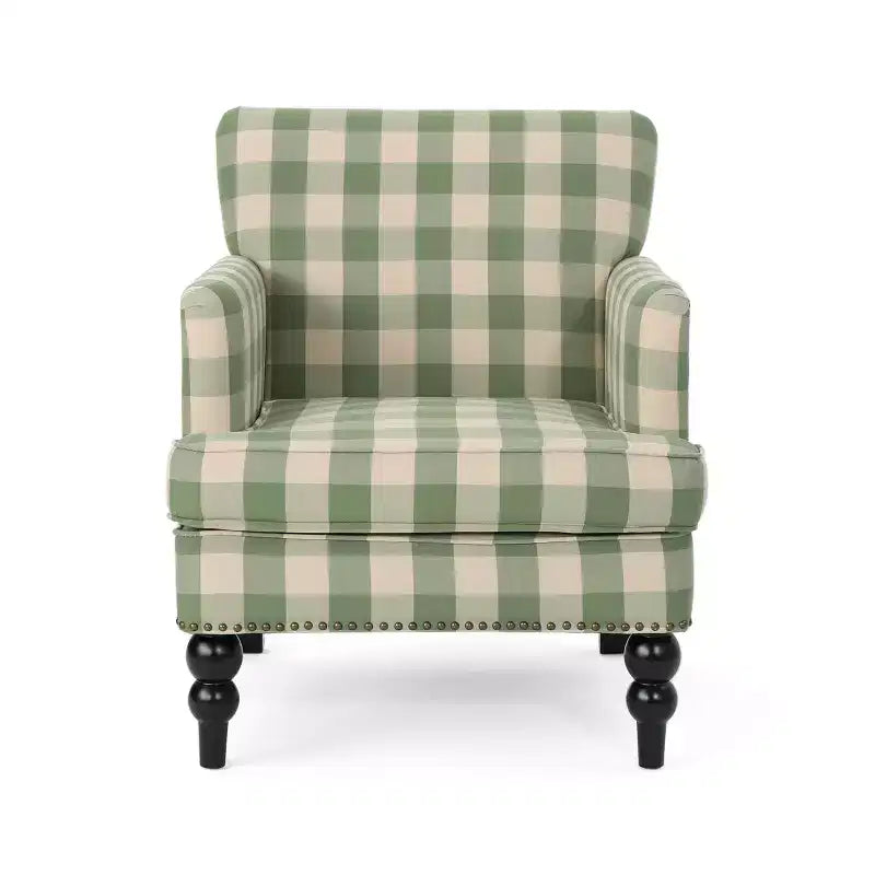 Christopher Knight Home Harrison Sessel mit Stoffbezug und Nagelbesatz