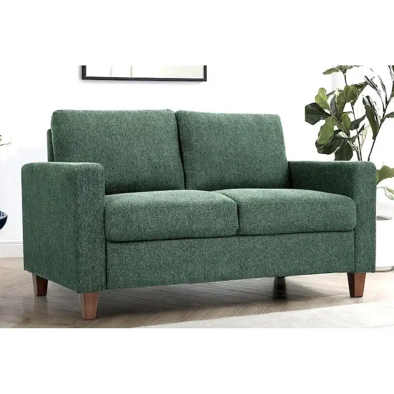Miles Mid Century Modern Zweisitzer-Sofa mit Wendekissen Groß