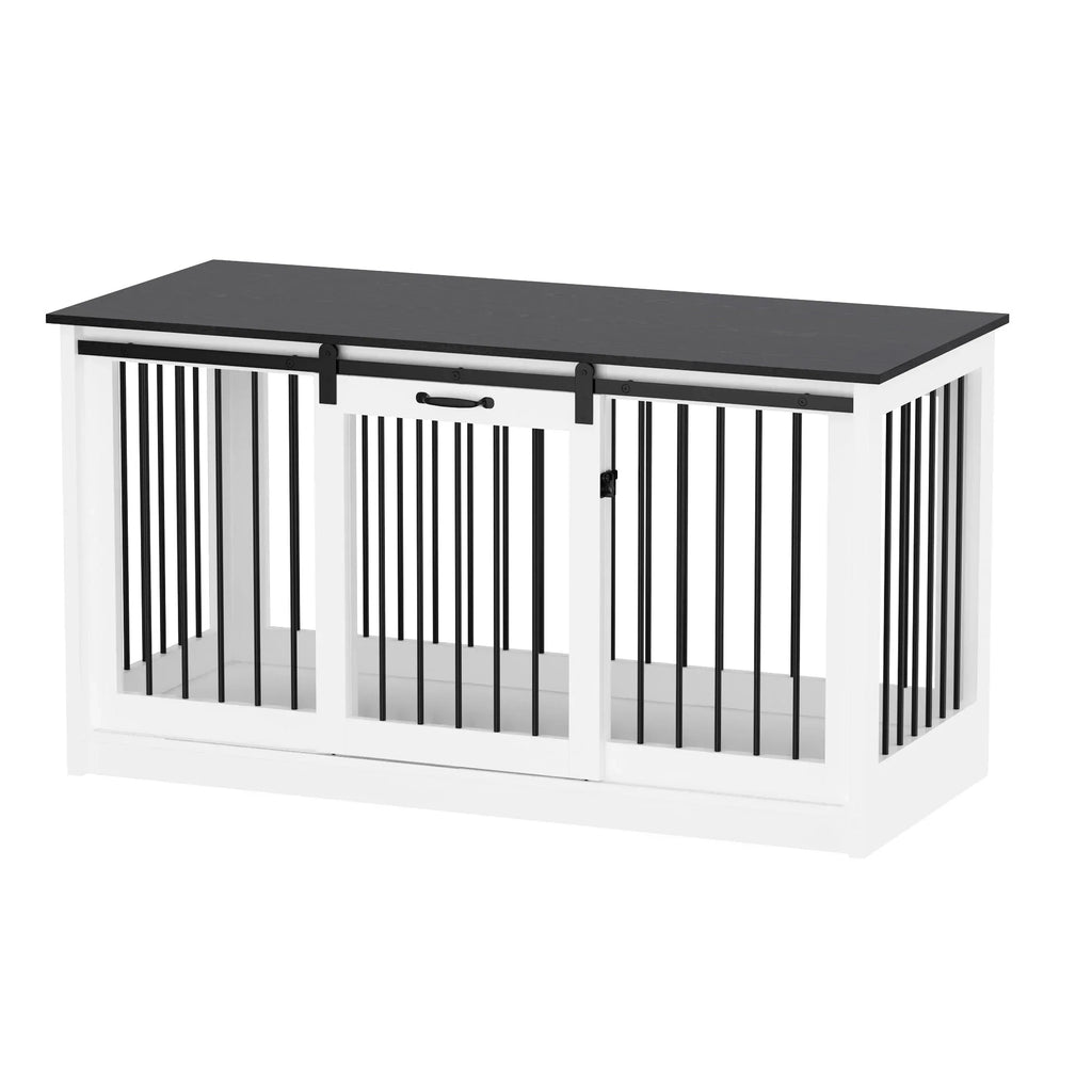 Hundehütte mit Eisenrohrverstärkung – Stylische und robuste Hundebox