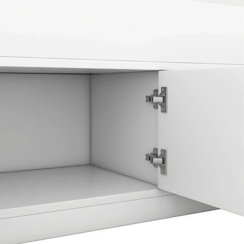 Doppel-/Full Size Captains-Plattformbett mit 4 Schubladen und Ablageflächen, Massivholz-Bettrahmen mit Stauraum-Bücherregal-Kopfteil