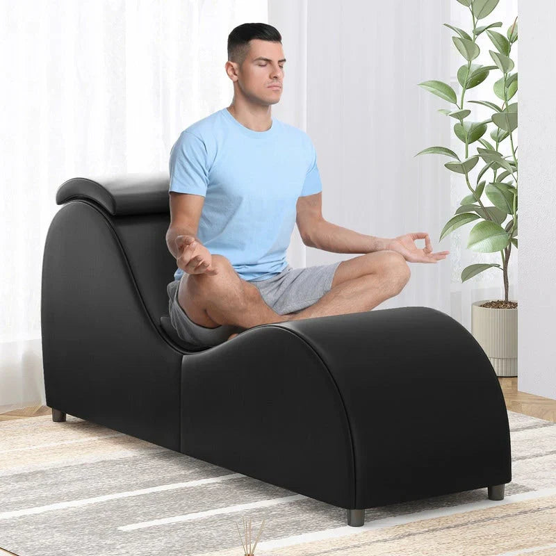Mixoy Indoor-Yogastuhl, geschwungener Yoga-Liegestuhl für Erwachsene zum Dehnen, Trainieren und Entspannen