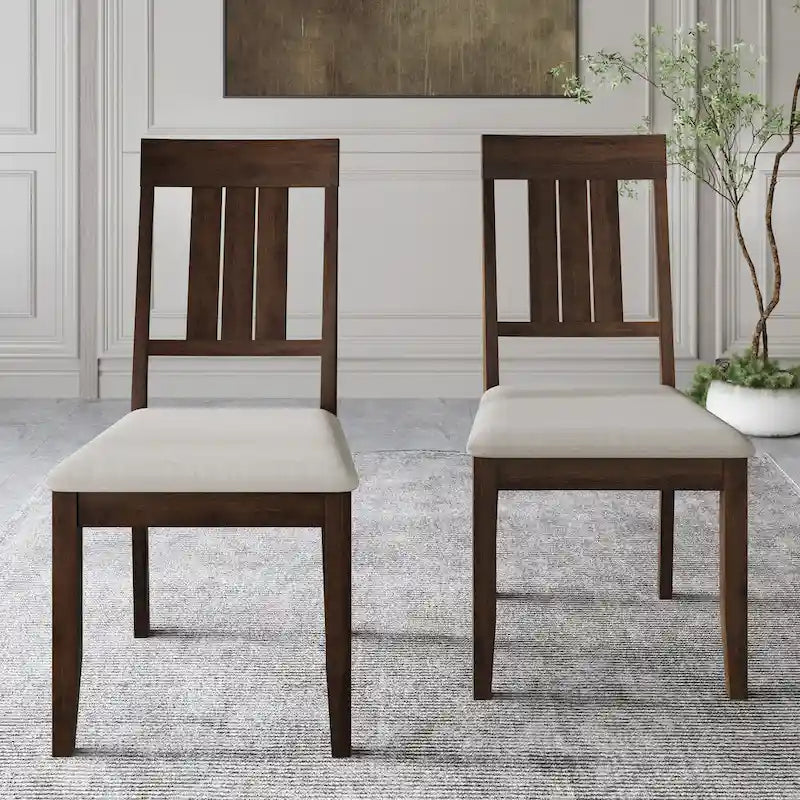 CraftPorch Classic 7-teiliges Esszimmerset aus Holz