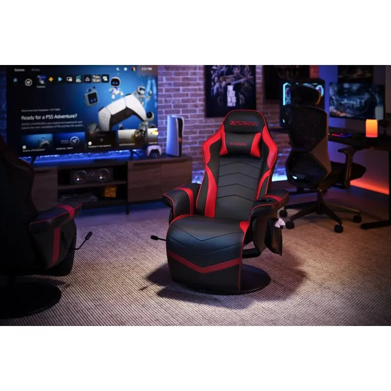 Gaming-Liegesessel – Gaming-Stuhl mit Liegefunktion und Fußstütze