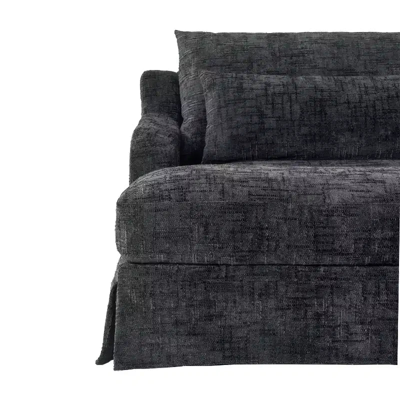 Polibi extra-tiefer Chenille-Schlafsofa-Sessel