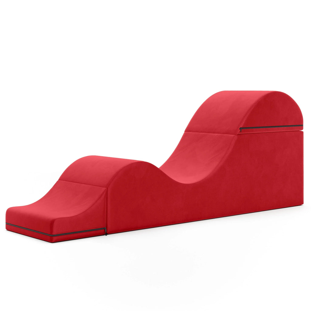 Avana Kami umwandelbare Chaise / Yoga & Massage – 2-in-1-Ottomane mit verdeckter ausklappbarer Yoga-Liege, Microvelvet – N/A