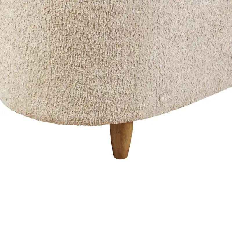 INK+IVY Bailey Taupe Bouclé Aufklappbare Aufbewahrungsbank