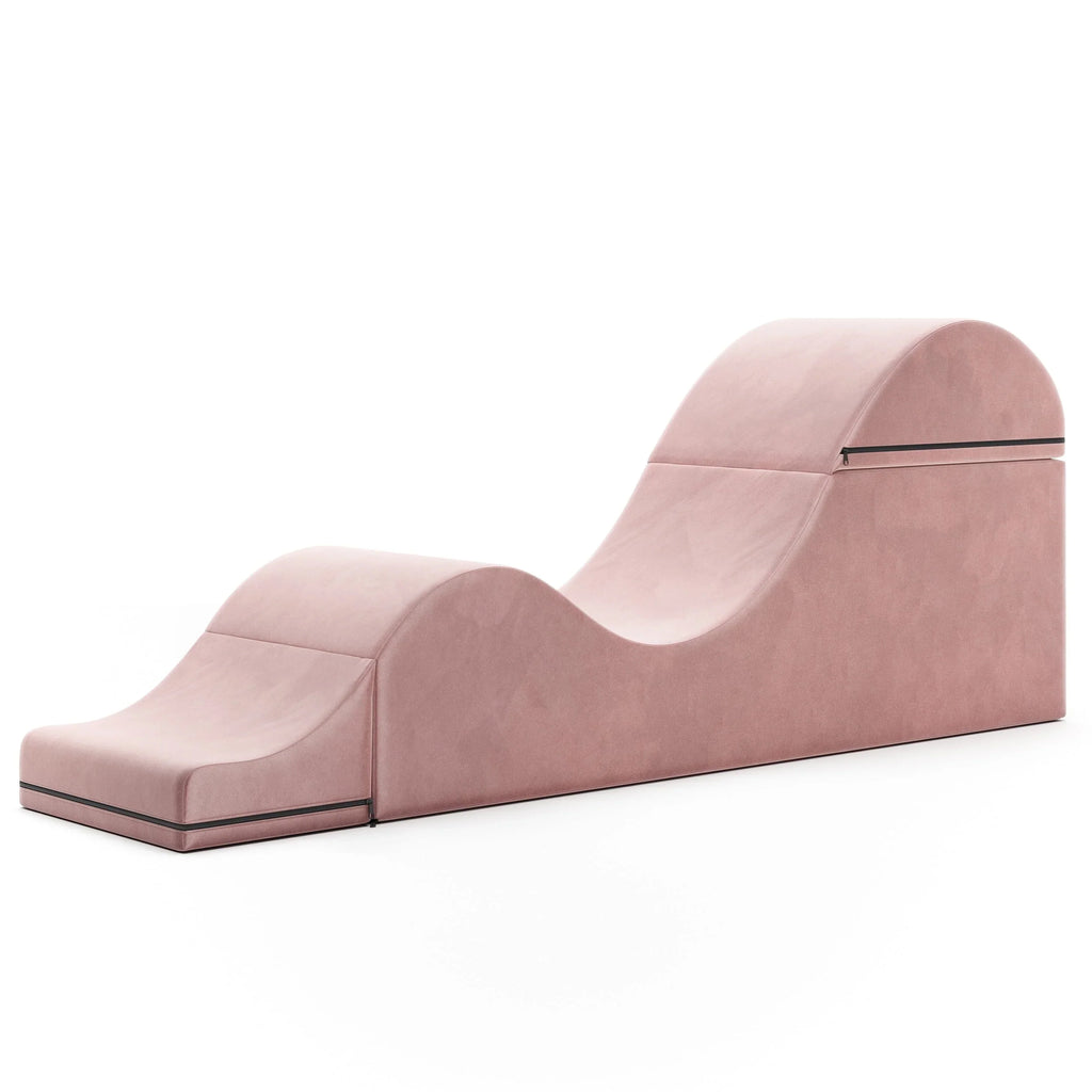 Avana Kami umwandelbare Chaise / Yoga & Massage – 2-in-1-Ottomane mit verdeckter ausklappbarer Yoga-Liege, Microvelvet – N/A