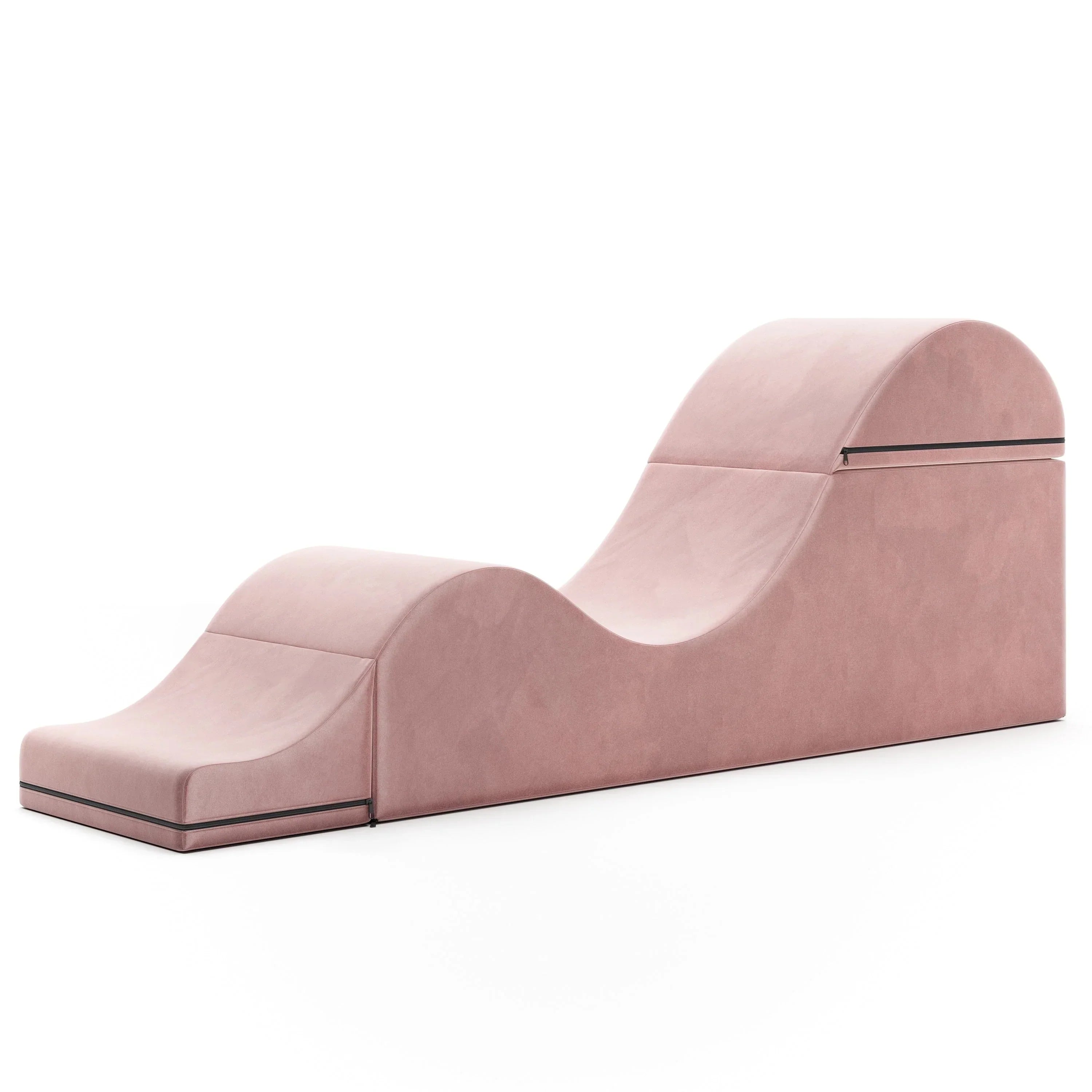 Avana Kami umwandelbare Chaise / Yoga & Massage – 2-in-1-Ottomane mit verdeckter ausklappbarer Yoga-Liege, Microvelvet – N/A