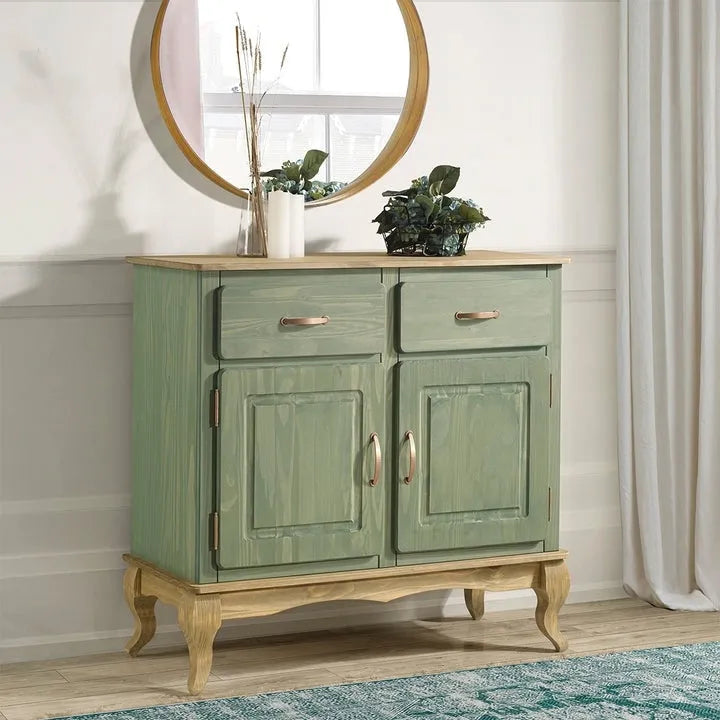 Holz-Sideboard Grün