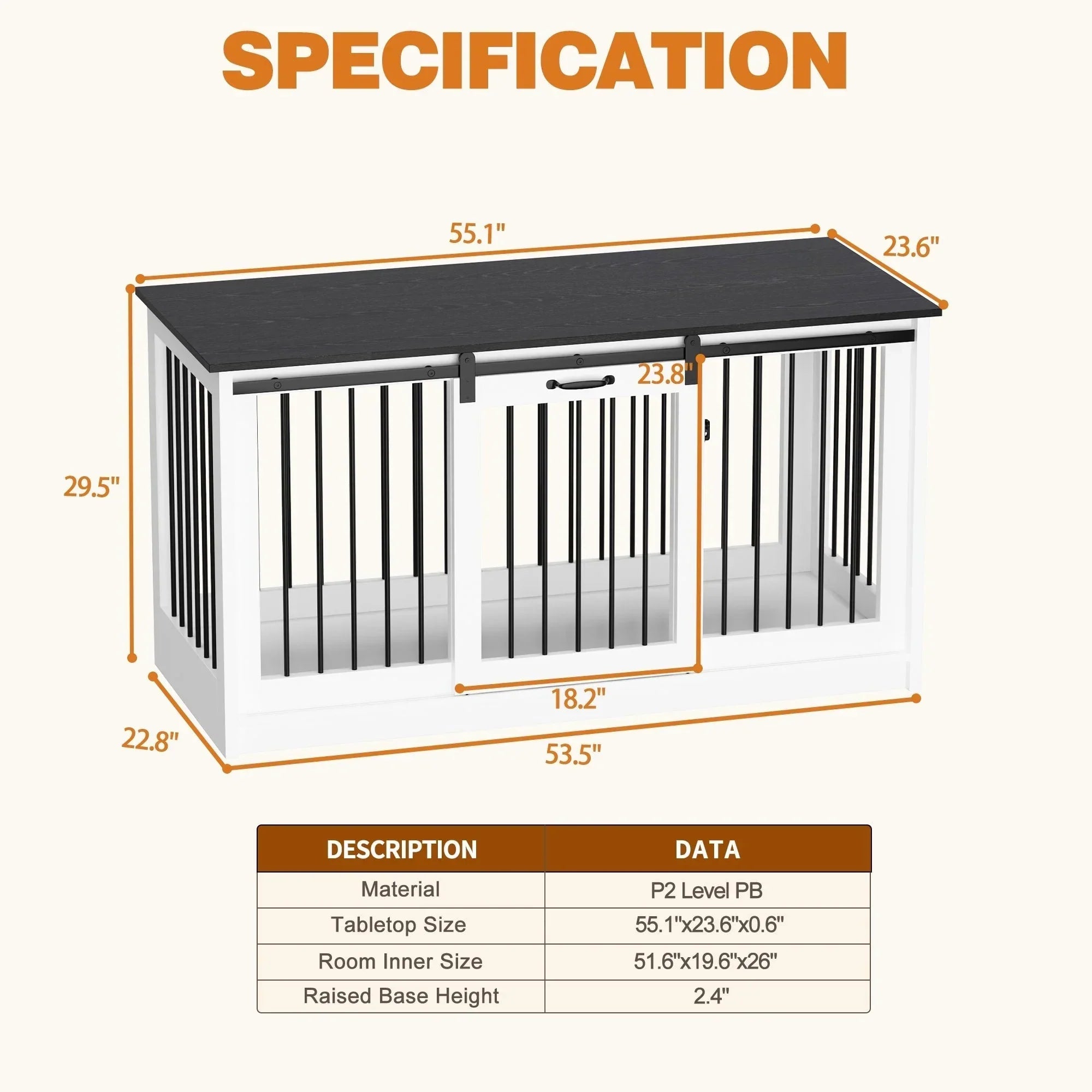 Hundehütte mit Eisenrohrverstärkung – Stylische und robuste Hundebox