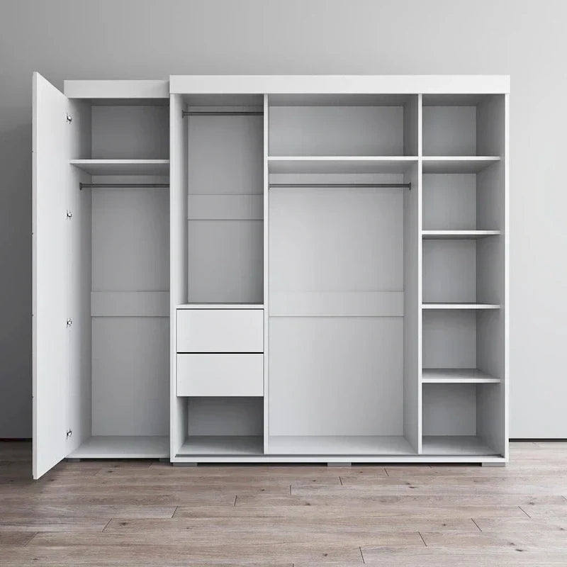Drei-Spiegel-Kleiderschrank
