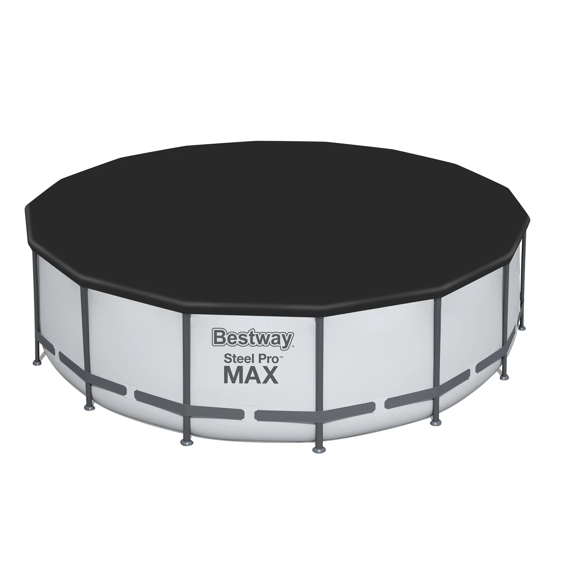 Bestway Steel Pro MAX Rundschwimmbecken Aufstellpool mit Pumpe & Abdeckung
