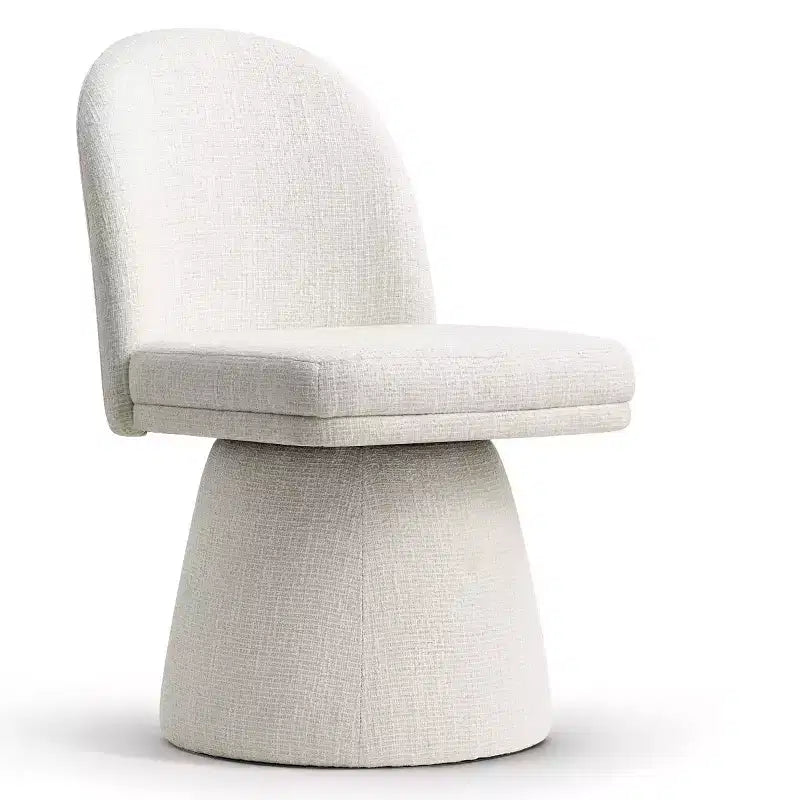 6er-Set moderne, armlose 360-Grad-Drehstühle mit Sockelgestell, elegante Akzentstühle für Küche, Esszimmer oder Büro – Panipeachy