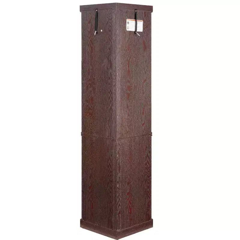 Eck-Vitrine mit Glastüren und Regalen, Eck-Schaukasten für das Wohnzimmer