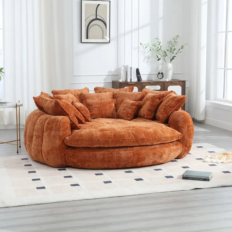 Bequemes Doppelschlafsofa, extra großes Schlafsofa mit Armlehnen