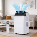 GustoWave 14000 BTU Klimaanlage mit Fernbedienung, tragbares AC-Gerät für Räume bis zu 70 m², Weiß/Schwarz