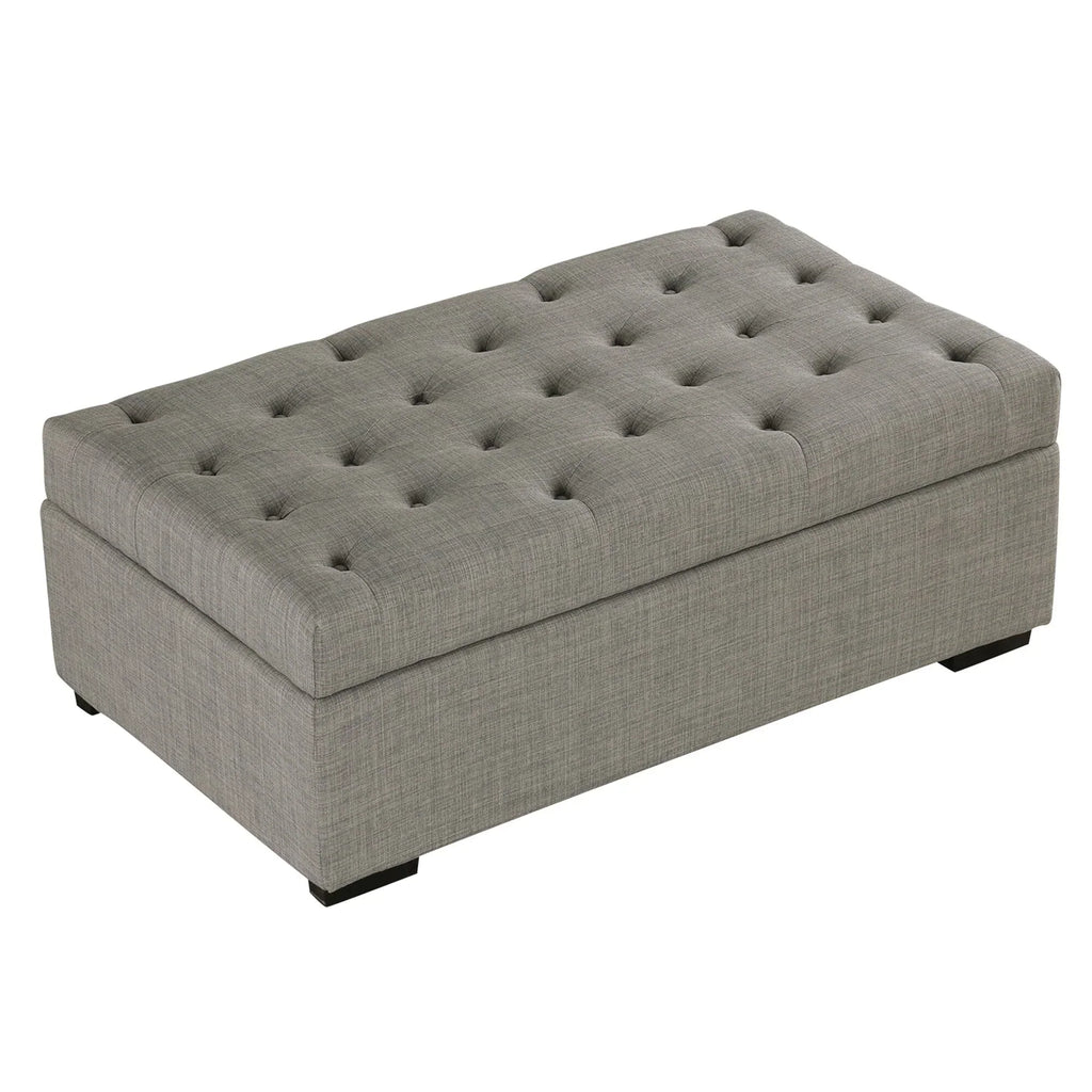 Klappsofa, 126 cm breiter Ottoman mit Klappsofa, wandelbarer Ottoman-Schlafsessel mit Memory-Matratze und getuftetem Design