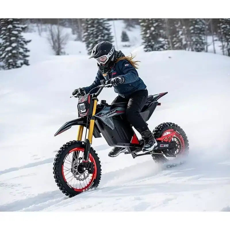 ECOLEAP 3500 W Peak Elektro-Dirtbike für Jugendliche & Erwachsene, 60 km/h Offroad E-Bike, 48 V 21 Ah Akku, bis zu 88 km Reichweite, 180 kg, 13+