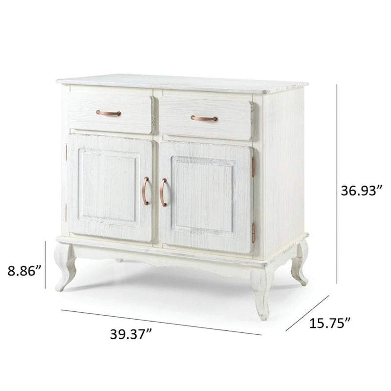 Holz-Sideboard Grün
