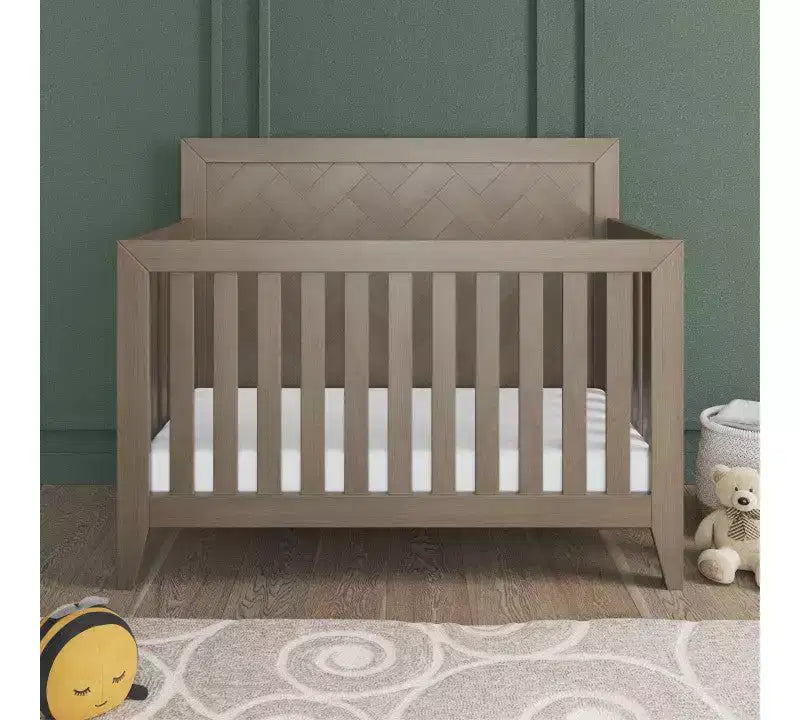 Child Craft Kieran Kinderbett, Doppelkommode und Wäscheschrank Set, 3-teilig, beinhaltet 4-in-1 umwandelbares Kinderbett, Kommode und Wäscheschrank