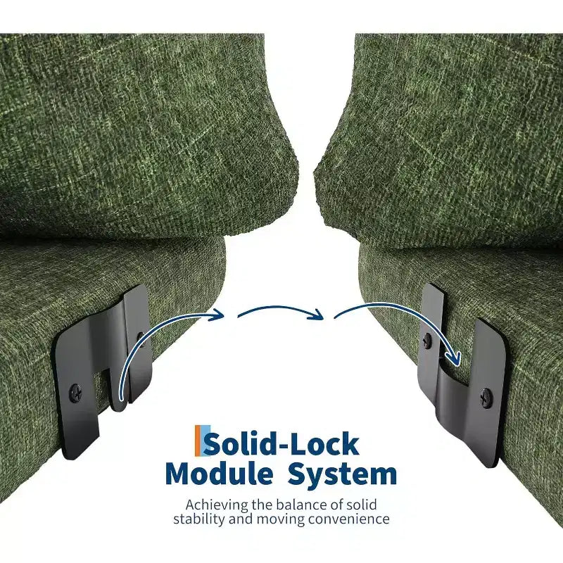 Modulares Chenille-Liebessofa, 2-Sitzer-Cloud-Sofa mit hochelastischem Schwamm, knochenloses Sofa für kleine Räume