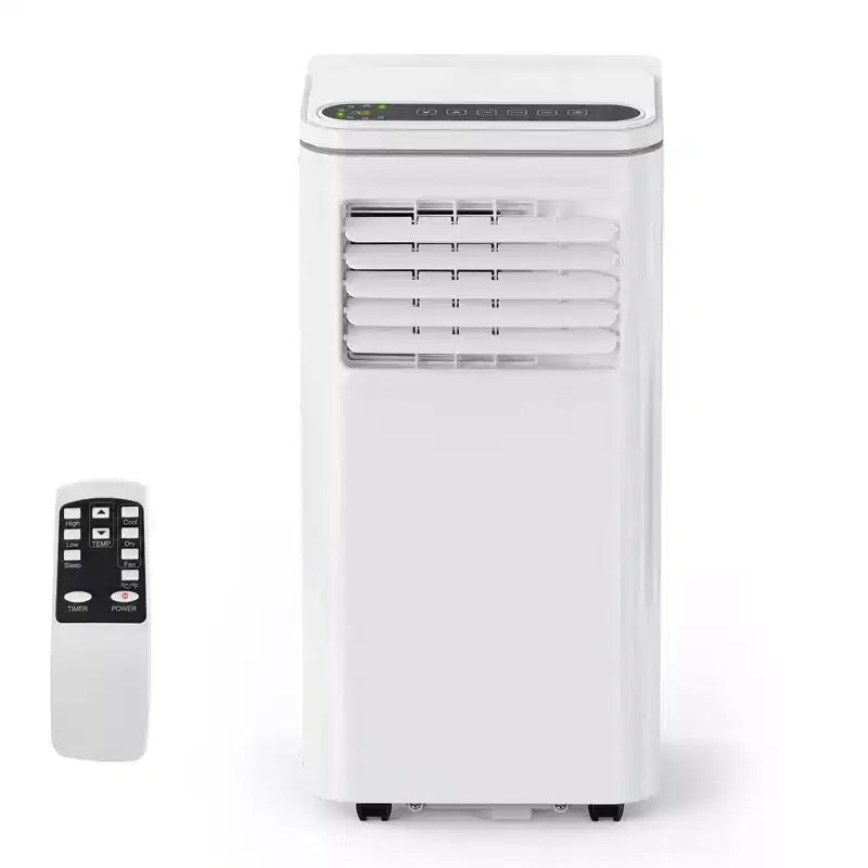 10000 BTU tragbare Klimaanlage, Heim-AC/Klimaanlage mit Fernbedienung für Räume bis zu 42 qm, 3-in-1-Funktionen/24-Stunden-Timer/Lenkrollen