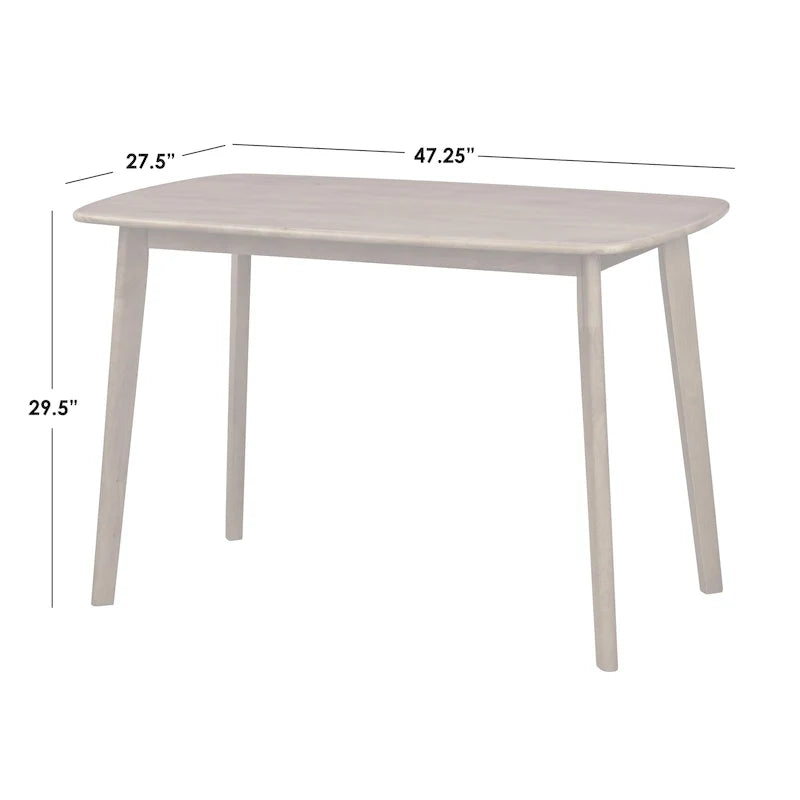 Simple Living 4-teiliges Nettie Massivholz-Esszimmer-Set