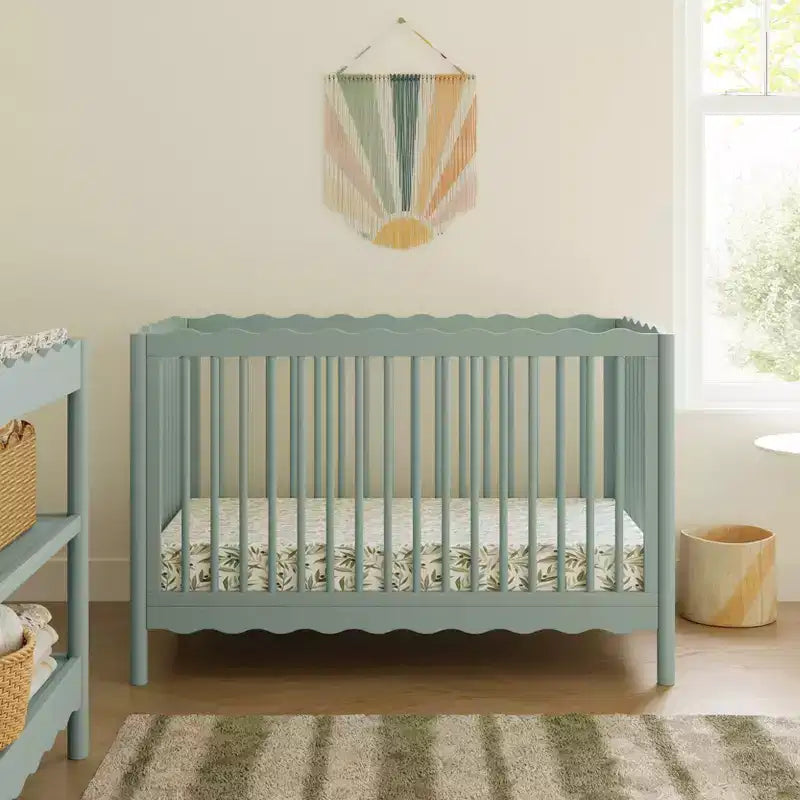 Babyletto Swell 4-in-1 umwandelbares Kinderbett mit Umbausatz zum Kleinkindbett